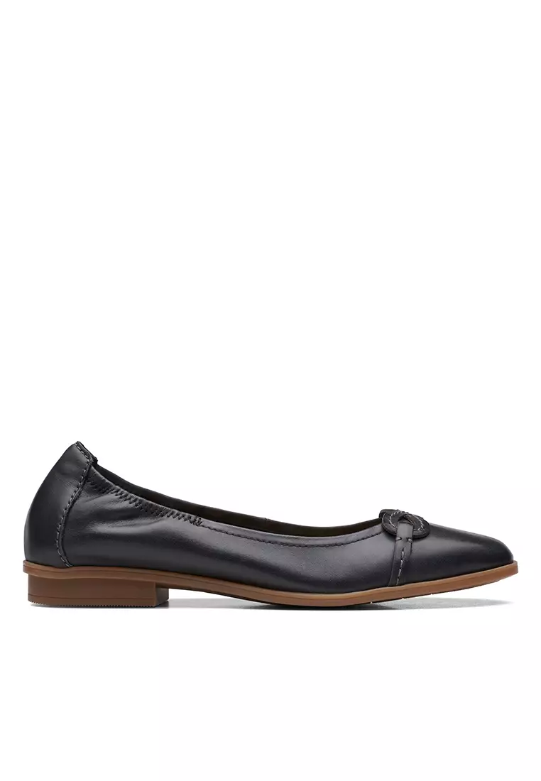 Discount on Clarks  shoes - SKU: Lyrical Rhyme Flats Black