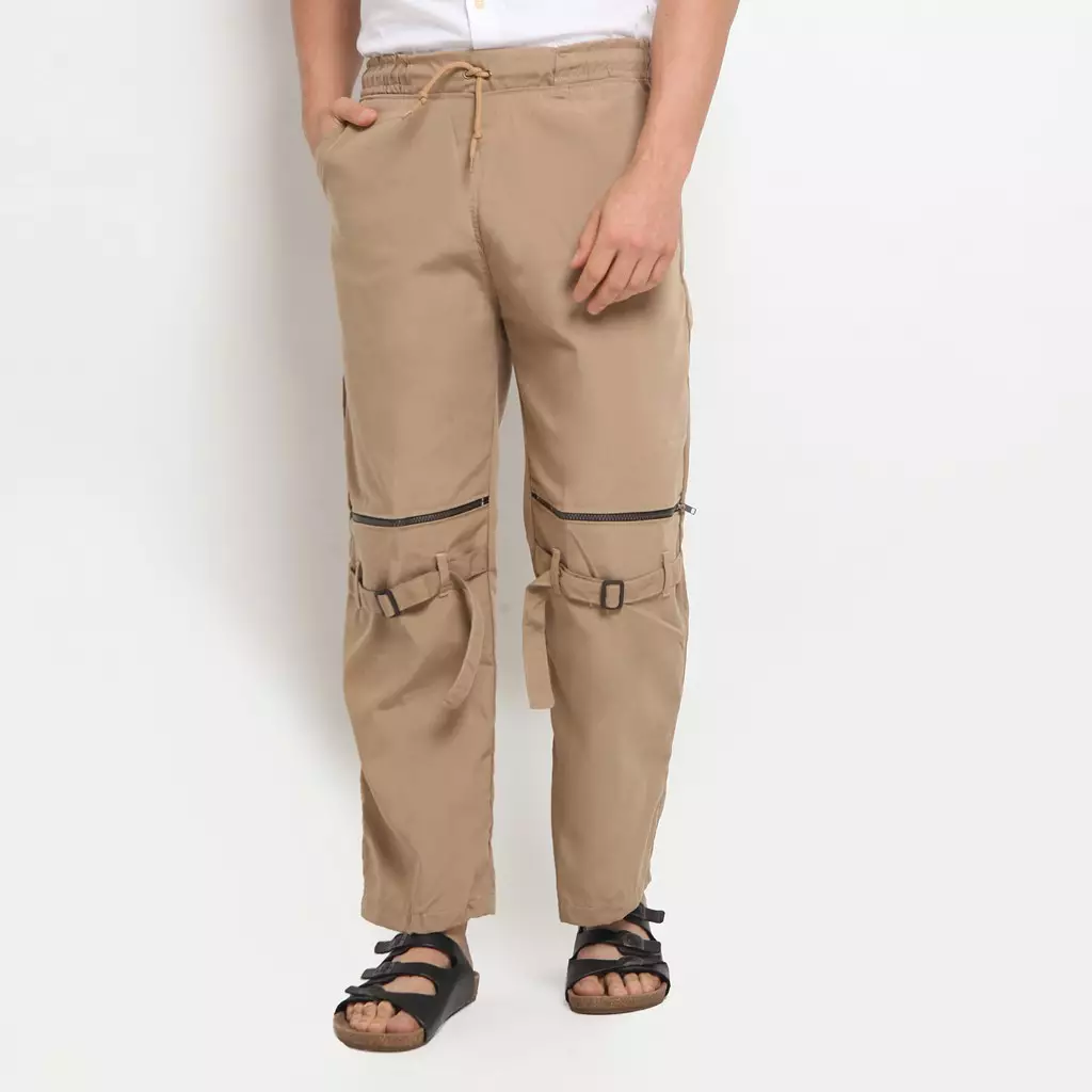 Okechuku KING Celana Panjang Cargo Pria Loose Fit Baggy Pants Streetwear Techwear