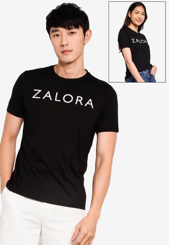 Buy Zalora Zalora Logo T Shirt Online Zalora Malaysia