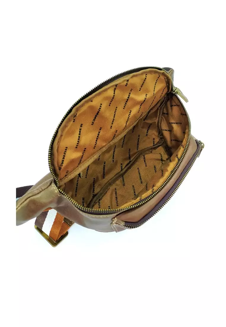 HUMMER LEATHER WAIST POUCH (2 COLORS)