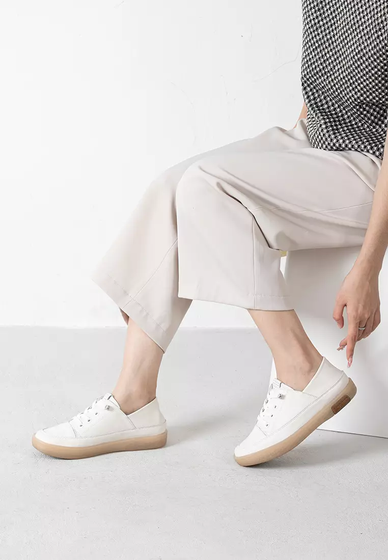 Lace Up Leather Sneakers TH777-9