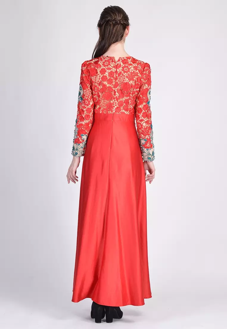 Bibiq Gamis Brokat Satin