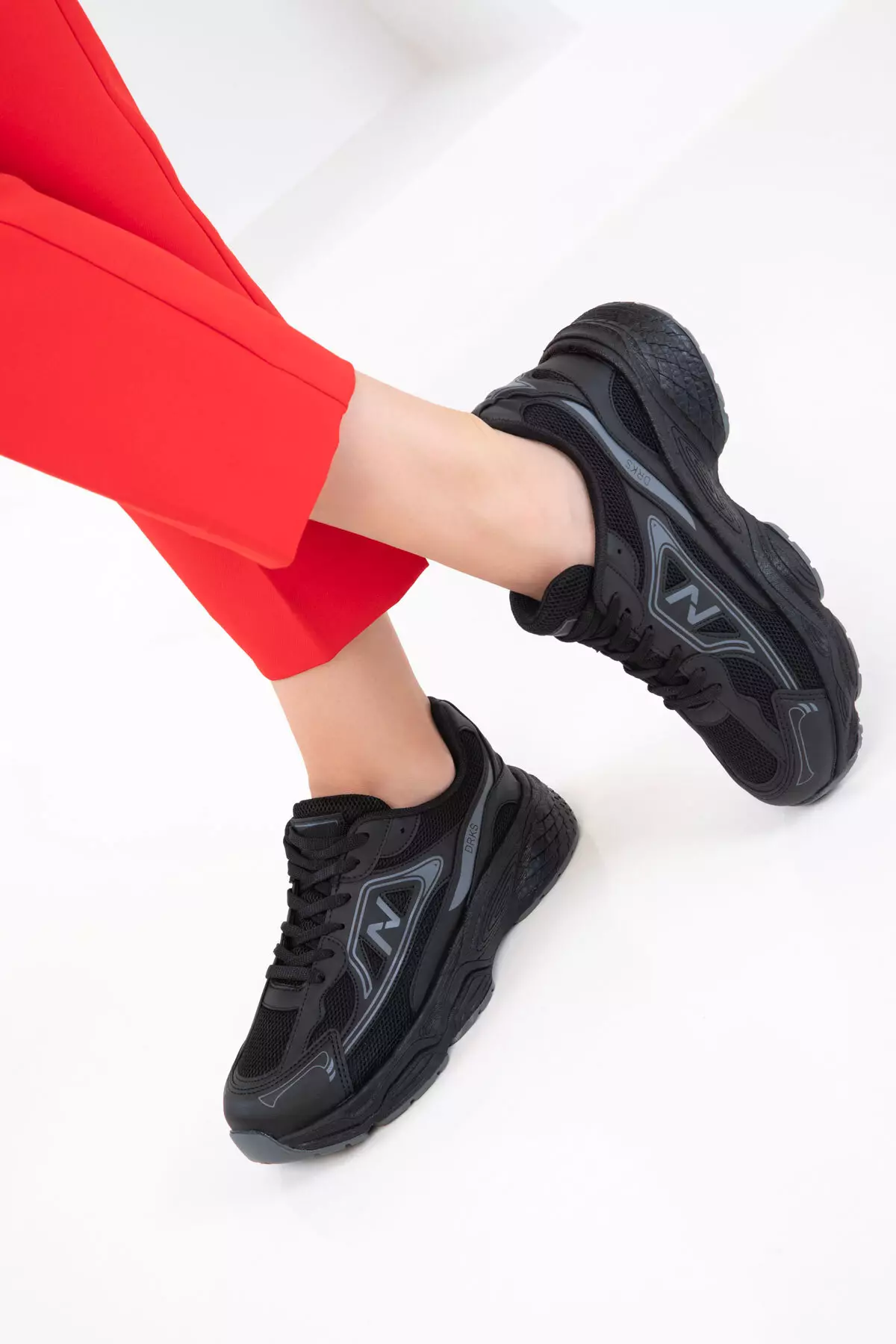 Black-Black Women's Sneaker 20762