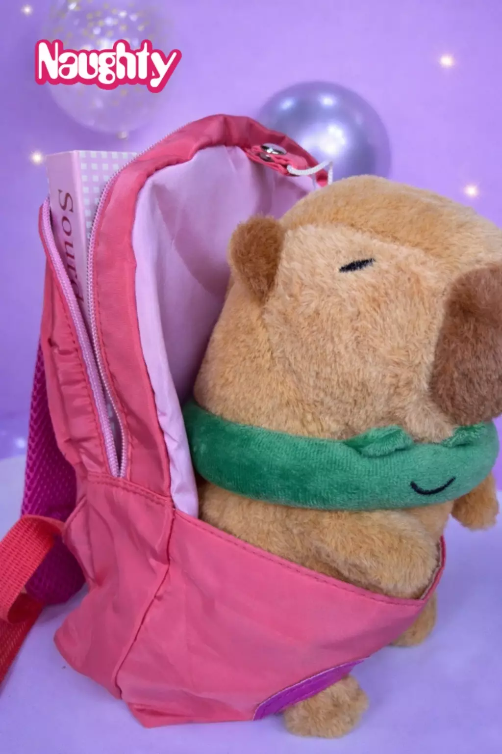 Tas Ransel Anak Perempuan Boneka Backpack Capybara OP241200017 Naughty Accessori