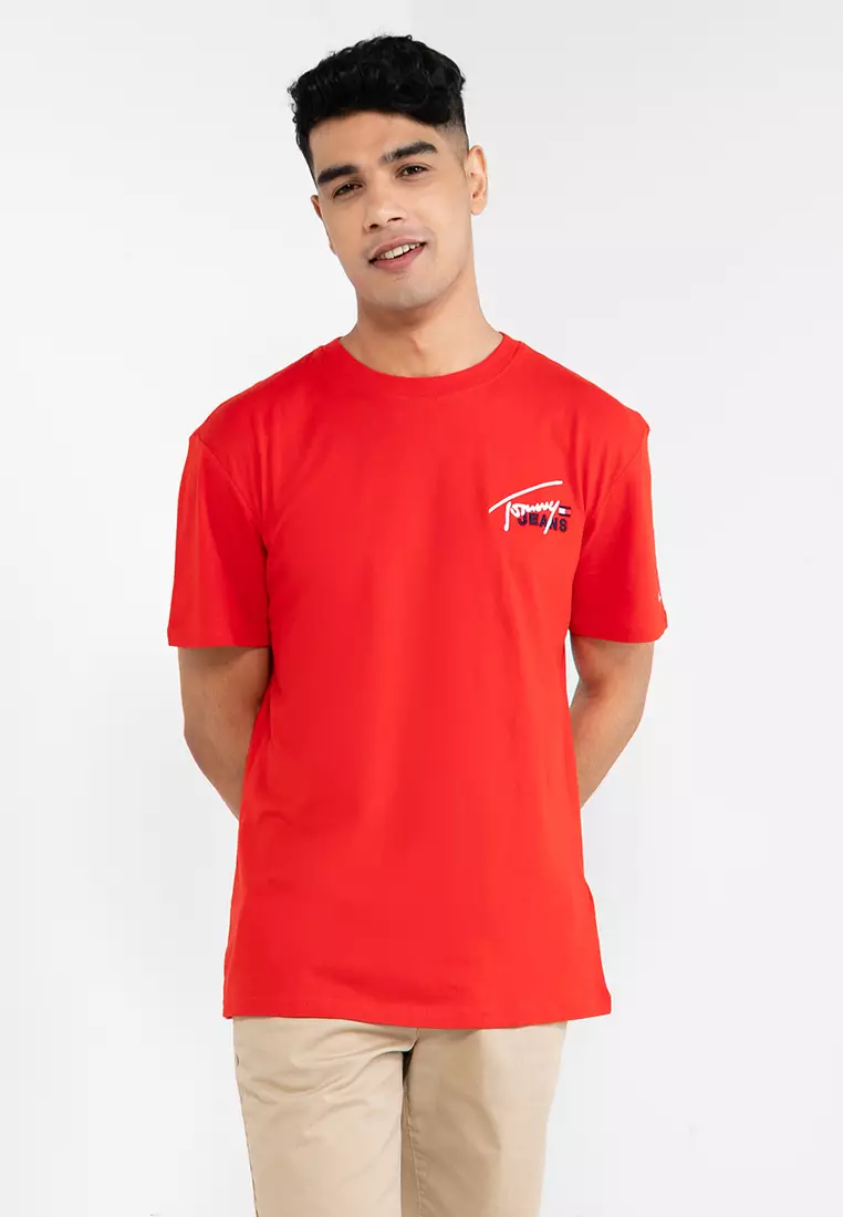 tommy jeans signature tee