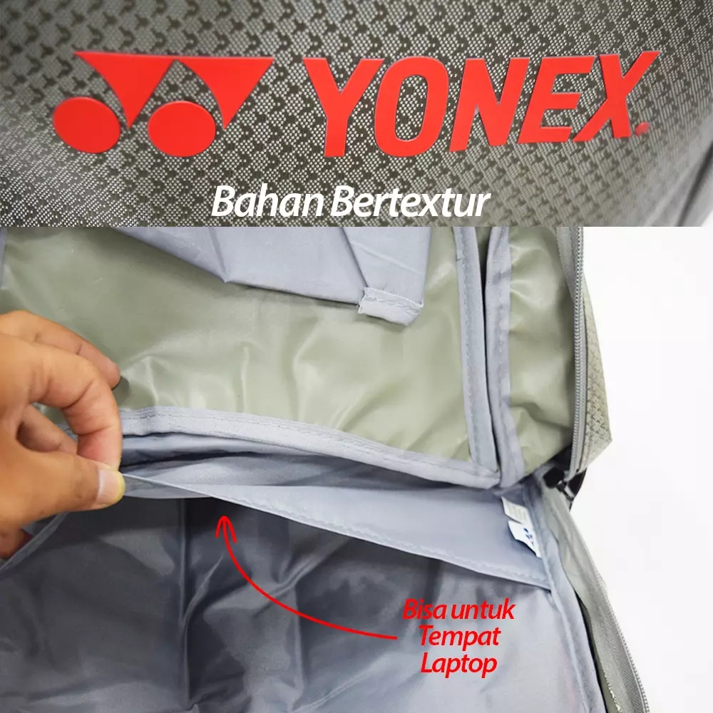 Tas Ransel Yonex SUNR 26002 MEC S Light Grey