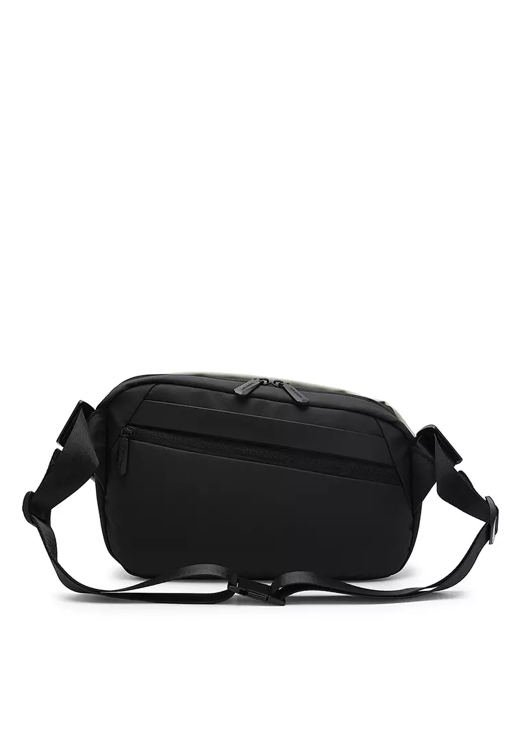 Water Resistance Casual Men's Chest Bag / Shoulder Bag / Crossbody Bag - Khaki / Beige