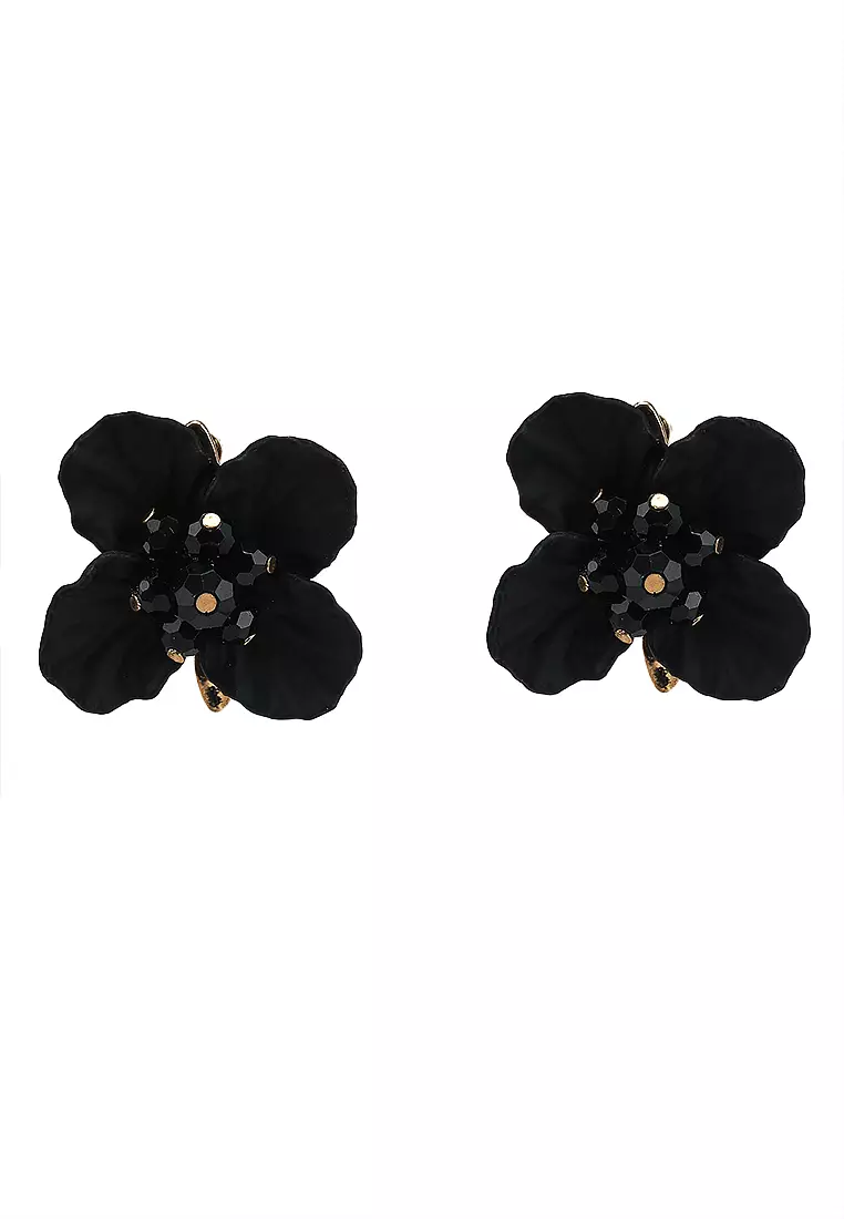 Bamey Statement Floral Earrings