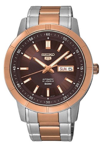 Jual Seiko Seiko 5 Automatic 21 Jewels Snkn60k1 Stainless Steel Silver Original Zalora Indonesia