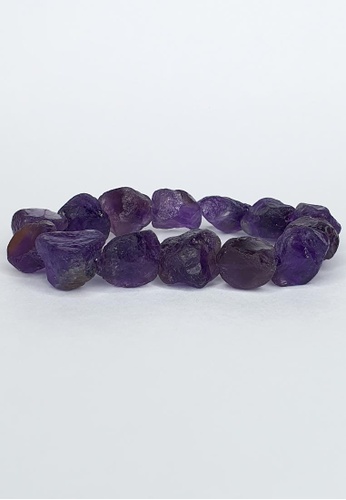 Jillian & Jacob Gemstones purple Amethyst Raw 17cm 860C8ACB9988DFGS_1