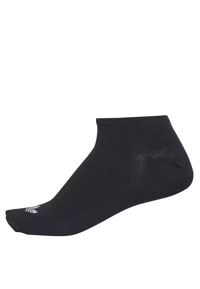 adidas Trefoil Liner Socks 3 Pairs - Black