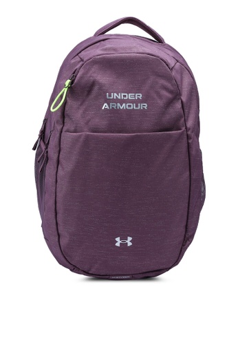 Under Armour purple Hustle Signature Backpack 5B29DAC3C6480AGS_1