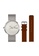 Fila Watches 銀色 Fila 38-178-001 Silver and Brown Watch Set 5490FACB8EB66EGS_1