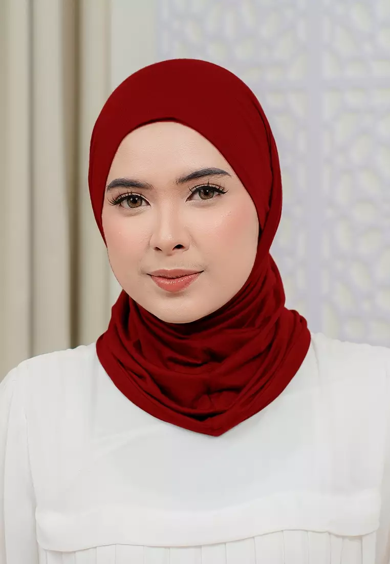 HIJAB INSTAN LUMA - MAROON