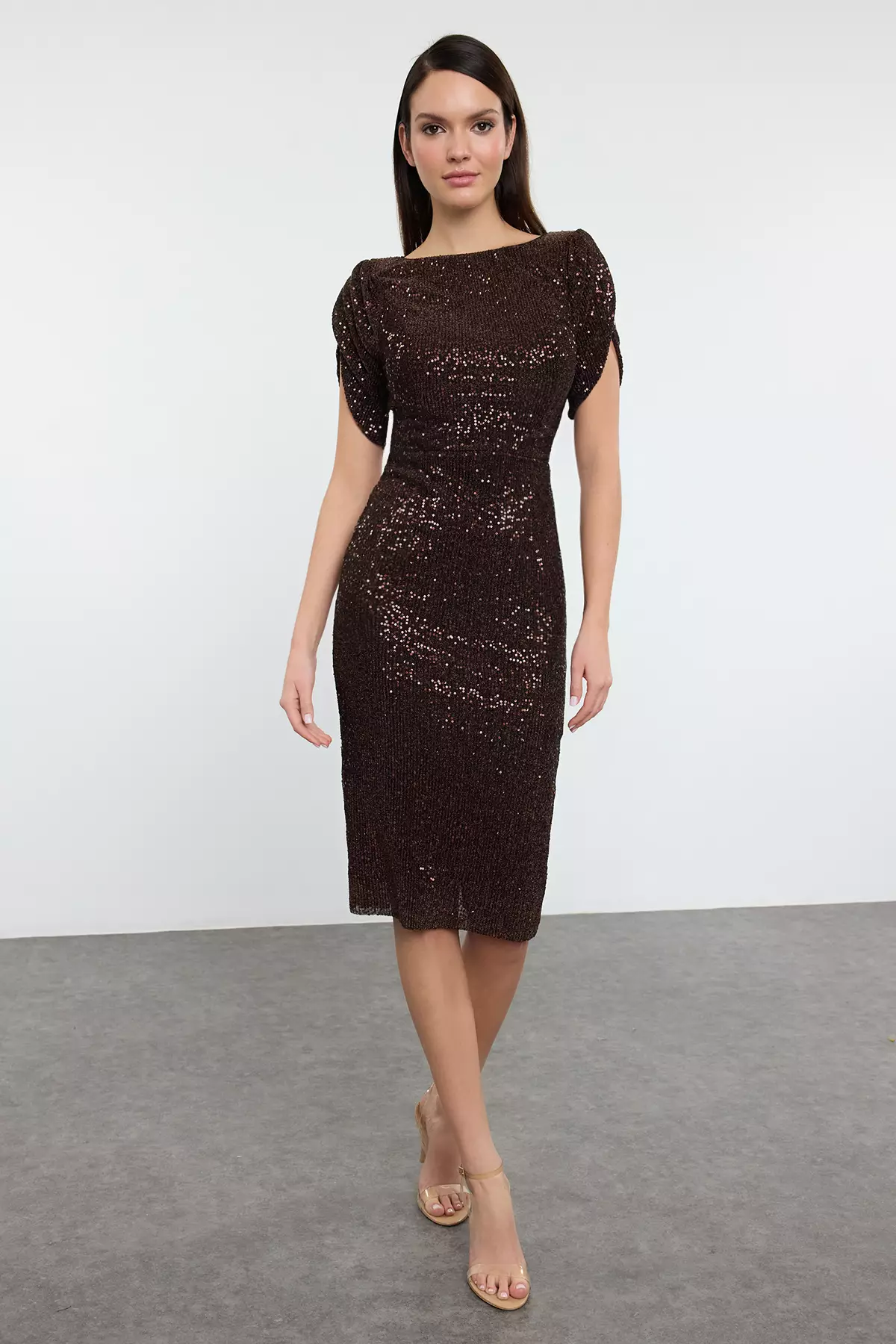 Sequin Midi Dress