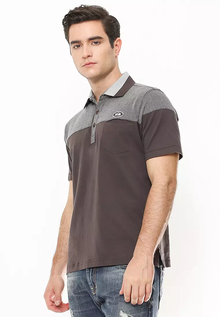 LGS - Kaos Polo - Coklat - Regular Fit - CTS.225.M2228.01.C