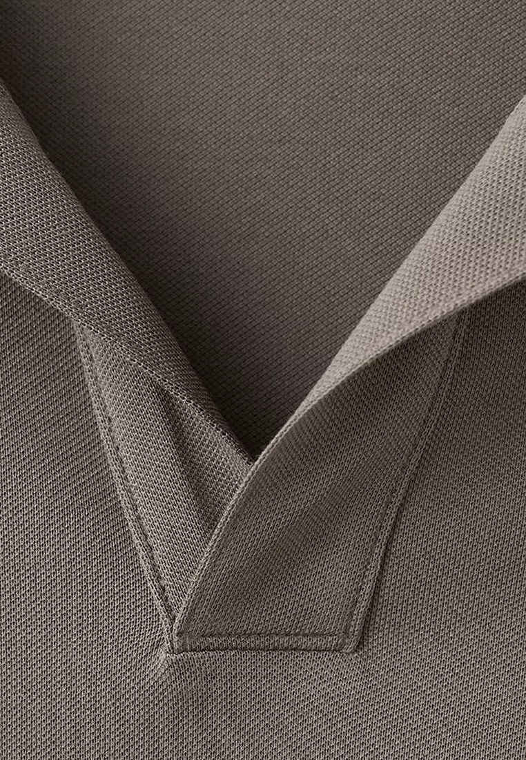 Slim Fit Piqué Polo Shirt