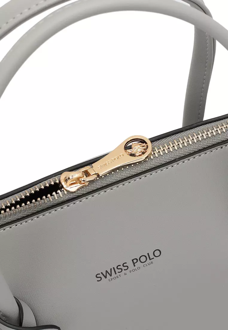 Women's Top Handle Bag / Sling Bag / Crossbody Bag - Grey