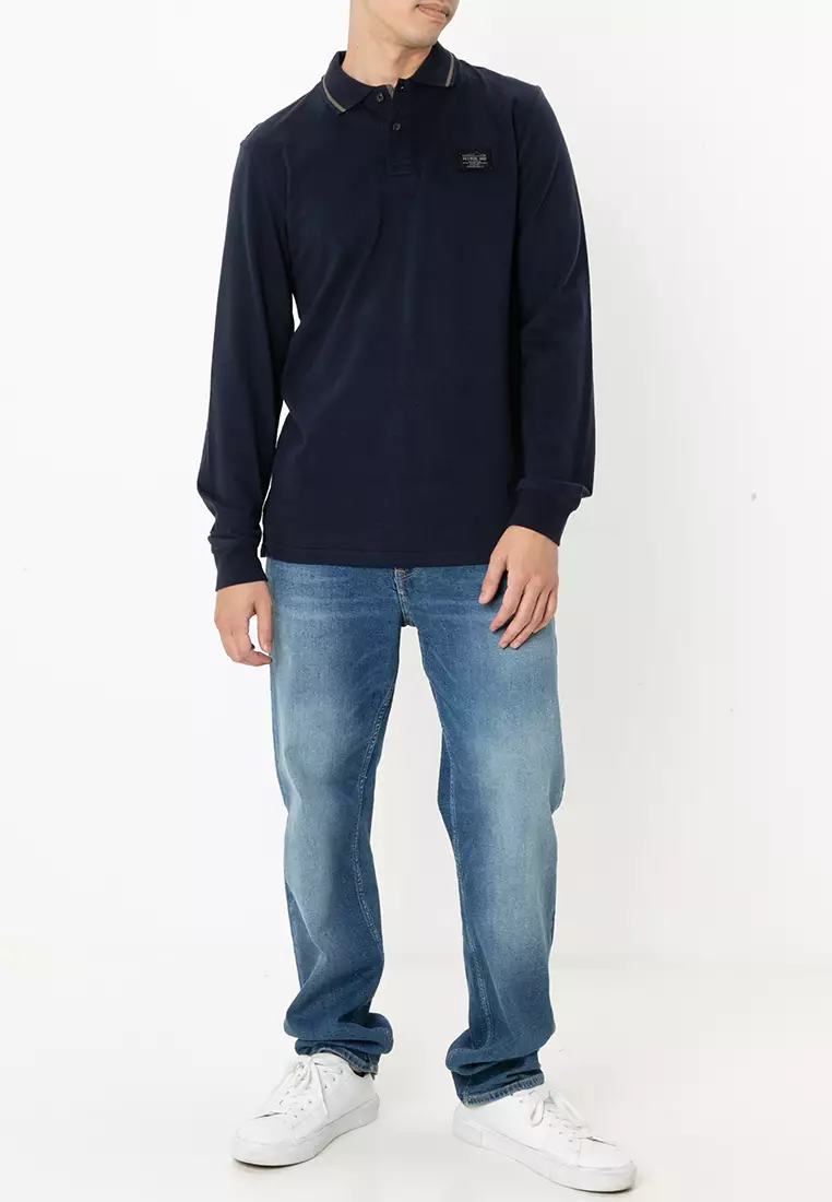 Men's Long Sleeves Polo Shirt