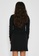 Noisy May black Daria Long Sleeves High Neck Zip Dress 2187EAACF81BD6GS_2