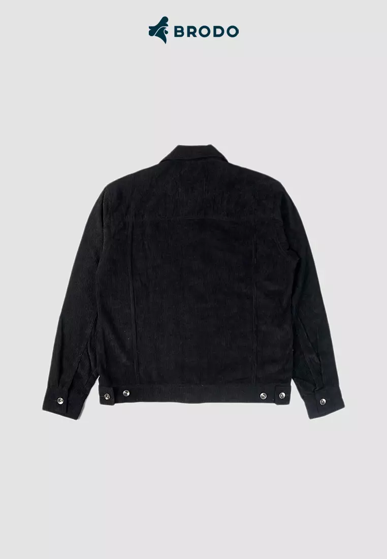 BRODO - Trucker Jacket Corduroy Black