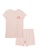 LC WAIKIKI pink Embroidery Girls Short Pajamas Set 677F8KAA29347BGS_1
