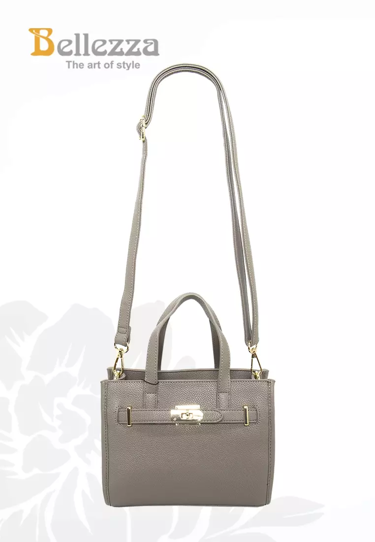 Bellezza Handbag BHW361 Light Grey