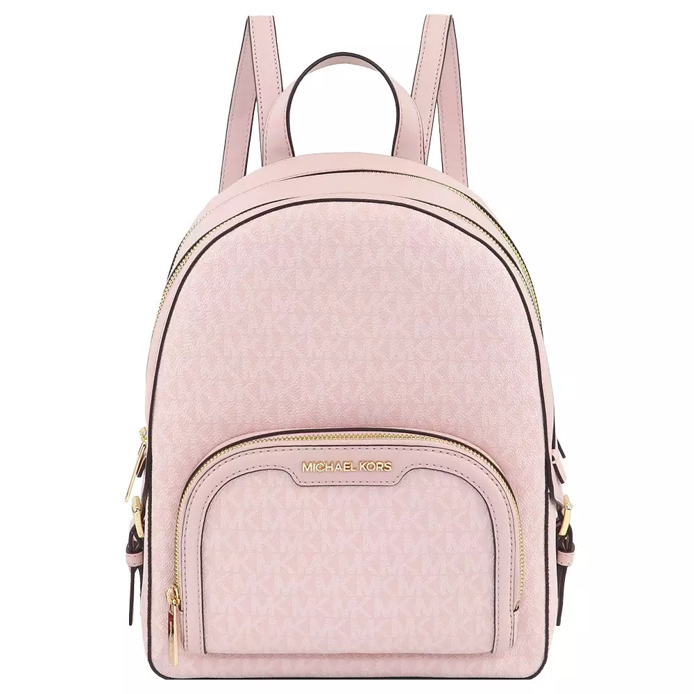 Michael Kors, Bags, Michael Kors Jaycee Medium Backpack Light Powder  Blush Signature Color