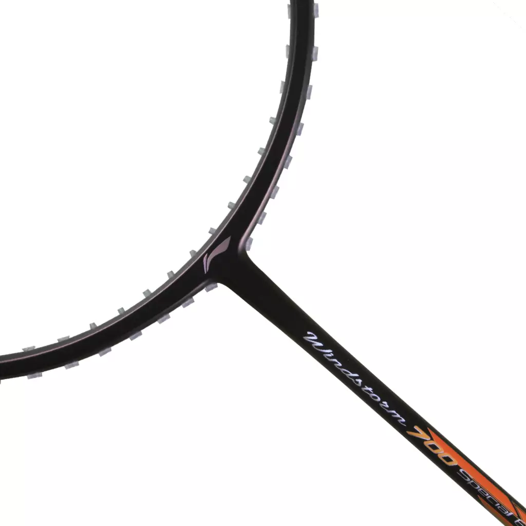 Li-Ning Badminton Racket Windstorm 700 Special Edition Black/Orange - AYPR044-4 Free Cover