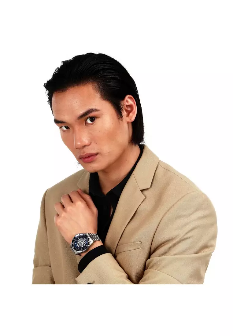 【2 Years Warranty】Maserati Sfida 44mm Men's Automatic Watch R8823140011