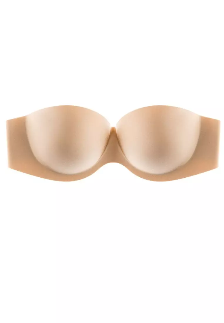 Women's Push-up Non-Padded Bra Women's Silicone Wired Stick-on Bra Women's  Invisible Push-Up