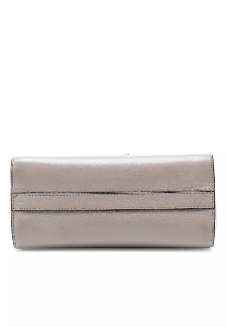 Pre-Loved Prada Studded Glace Calf Sound Lock Crossbody