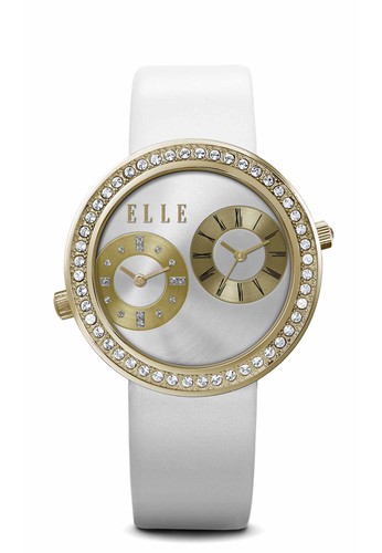 Elle Time EL20273S02N White Leather Strap Woman Watches