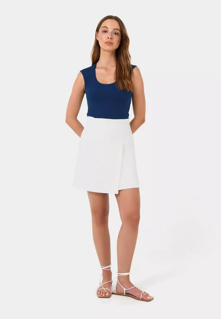 Soho Rounded Square Neck Top