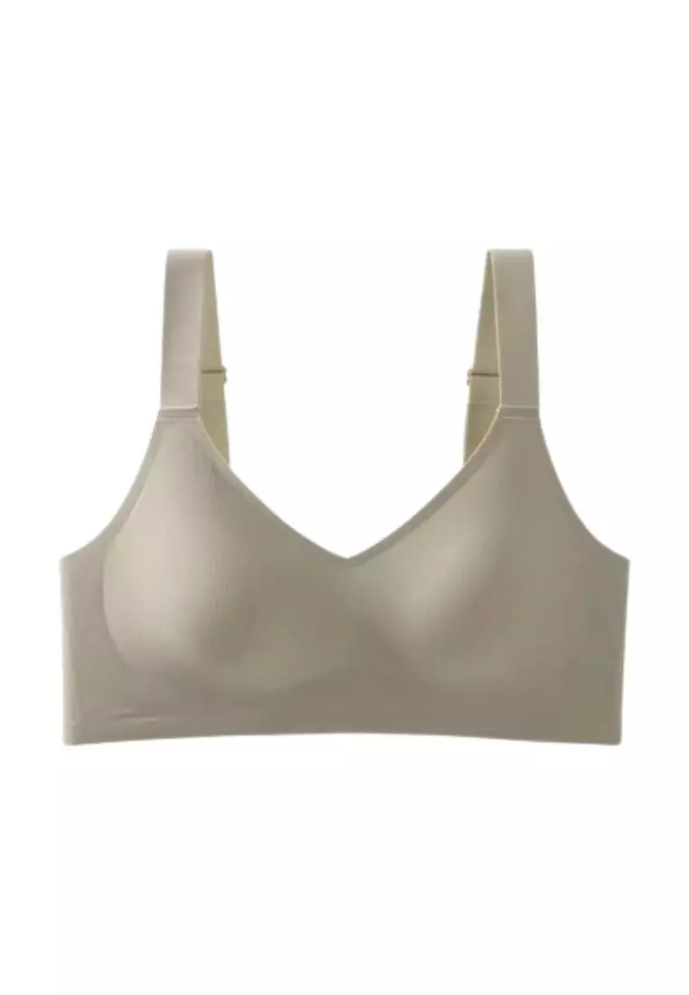 Premium Melissa Seamless Wireless Padded Support Bra in Green