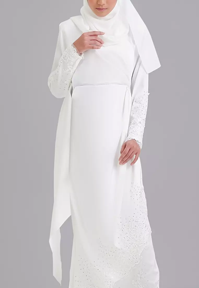 Lillyanna Drape Nikah Dress 8059