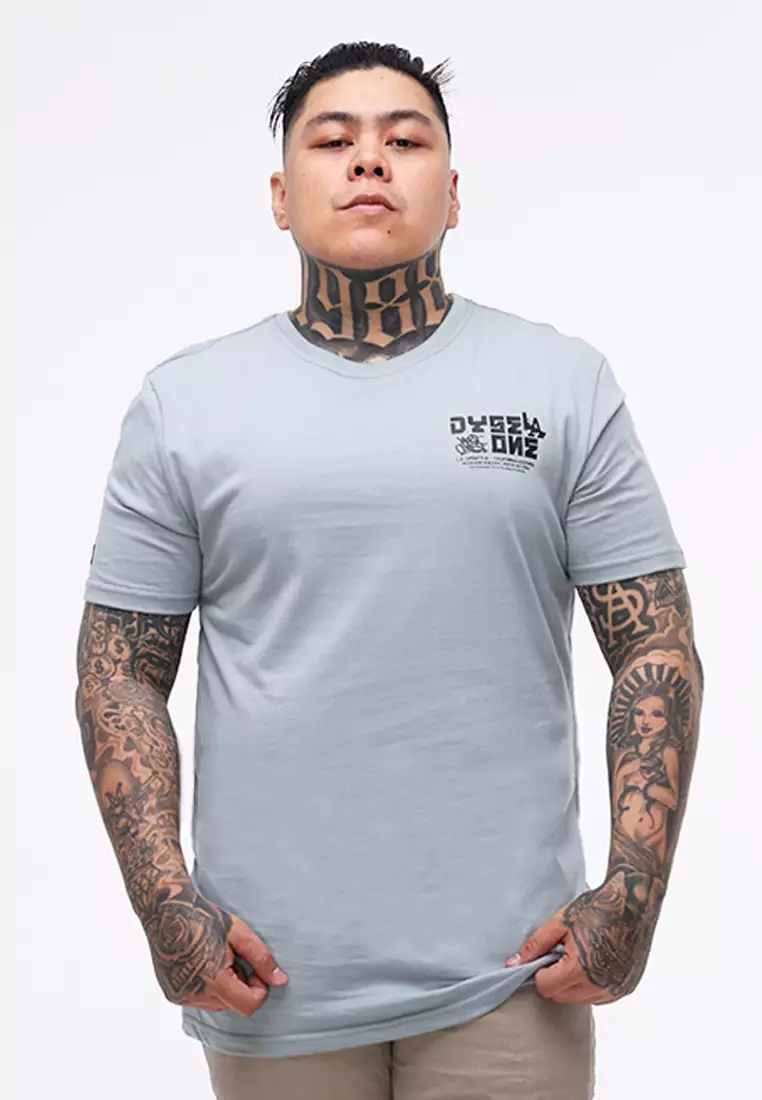 Round Neck Short Sleeves Slim Fit T-Shirt