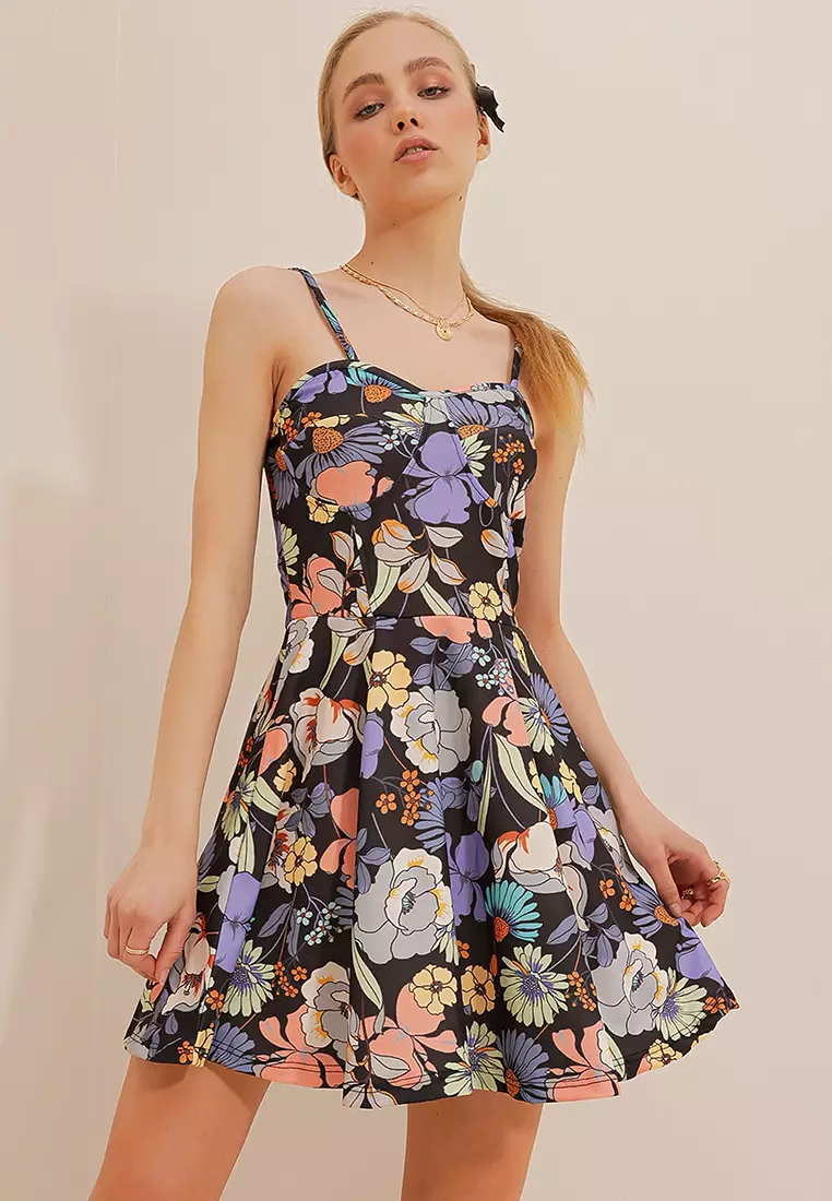 Buy Alacati Printed Swing Dress Online | ZALORA Malaysia