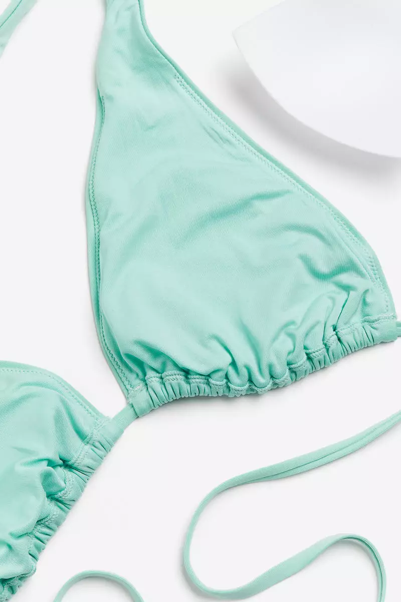 Padded triangle bikini top