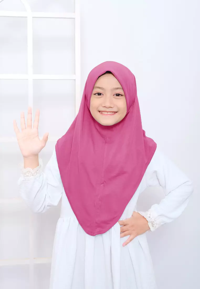 Cotton Bee - Zura Bergo Instan | Hijab Instan Anak | Bergo Tali - S