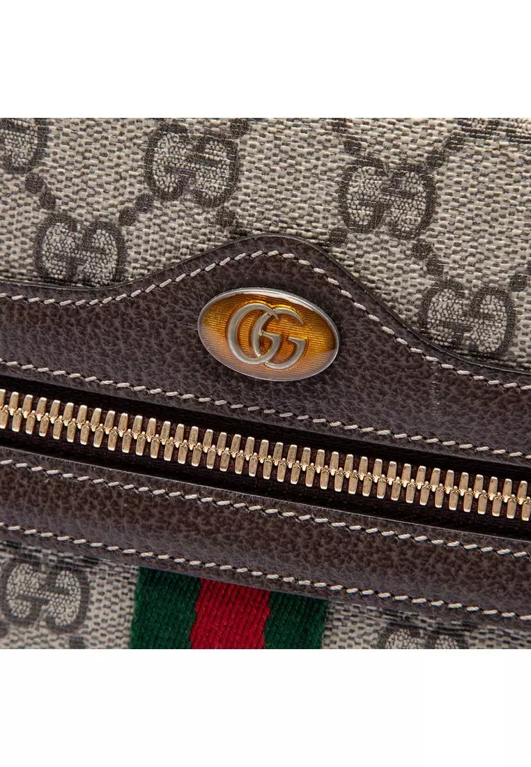 Pre-Loved Gucci Gg Supreme Ophidia Crossbody