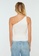 Trendyol white One Shoulder Seamfree Top 0F7B8AA0A198F2GS_2