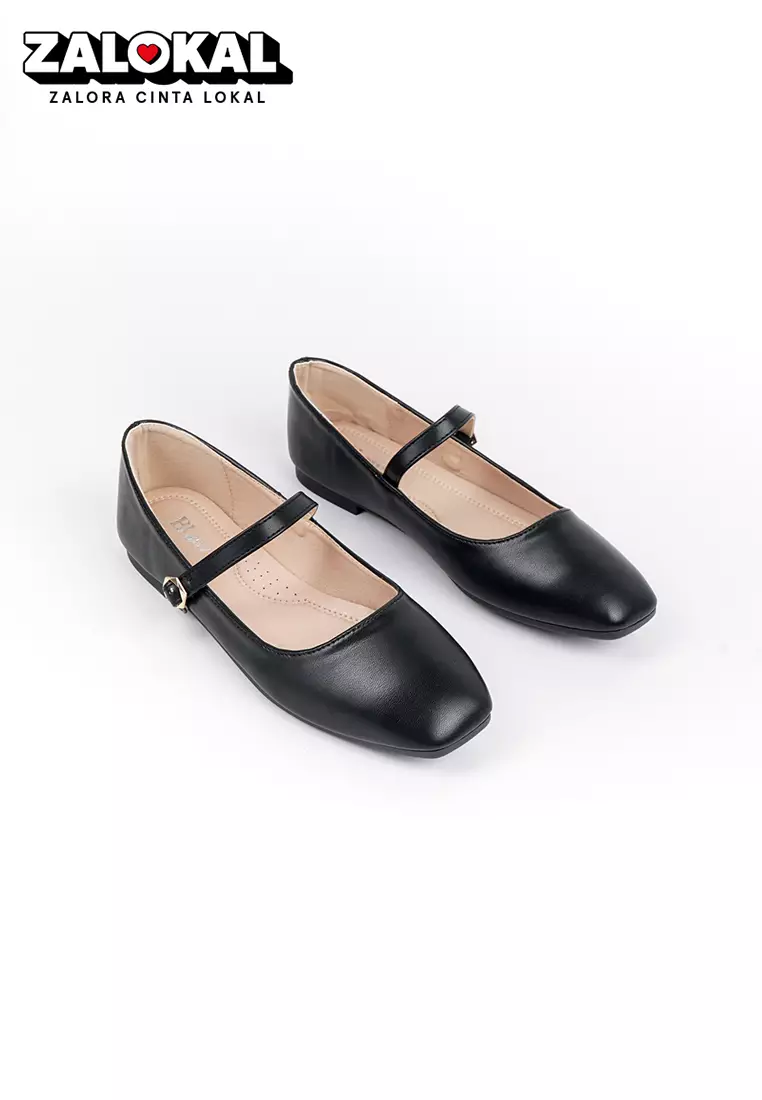 Jual Blow Blow BLNW 0101 Ariel Mary Jane Flats Shoes Wanita Sepatu