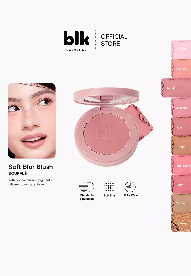 Discount on blk cosmetics  shoes - SKU: Blk Cosmetics Soft Blur Powder Blush Souffle