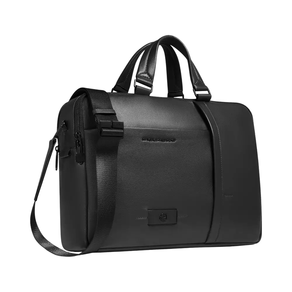 Jual Piquadro Laptop Bag Leather Briefcases Black Original