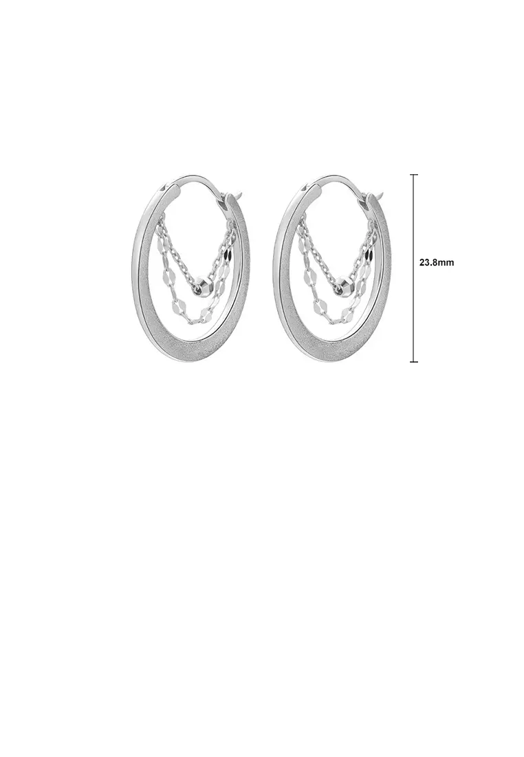 Buy Glamorousky 925 Sterling Silver Fashion Temperament Geometric