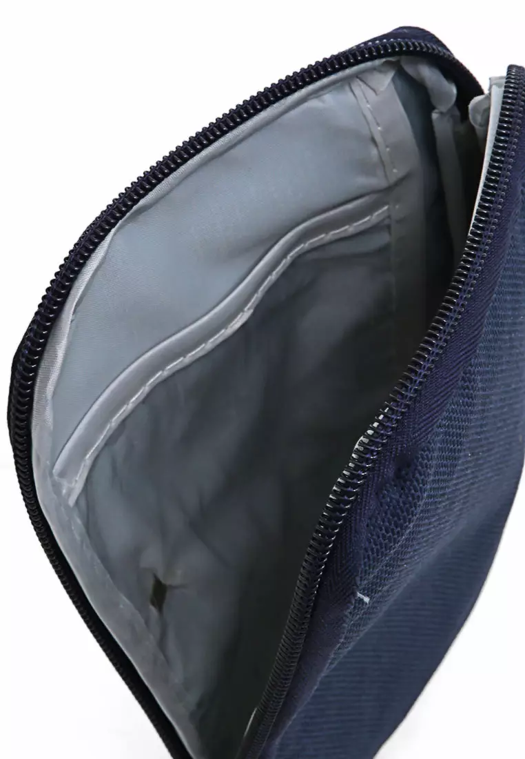 Poms Tas Mini Obat P3K Portable First Aid Case Size L Material Nylon ORIGINAL - Blue