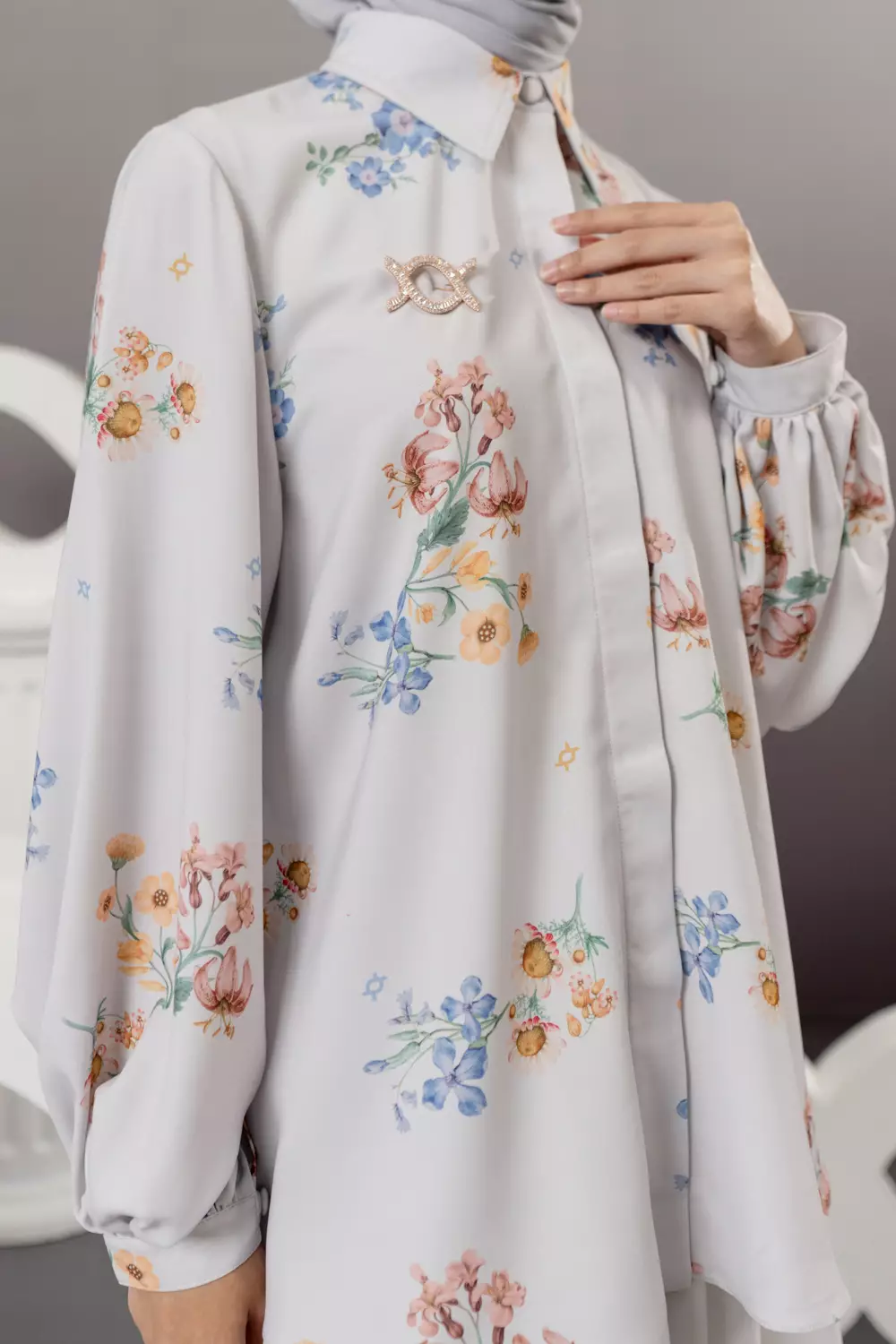 Klamby - Jolie Shirt Silver Mist