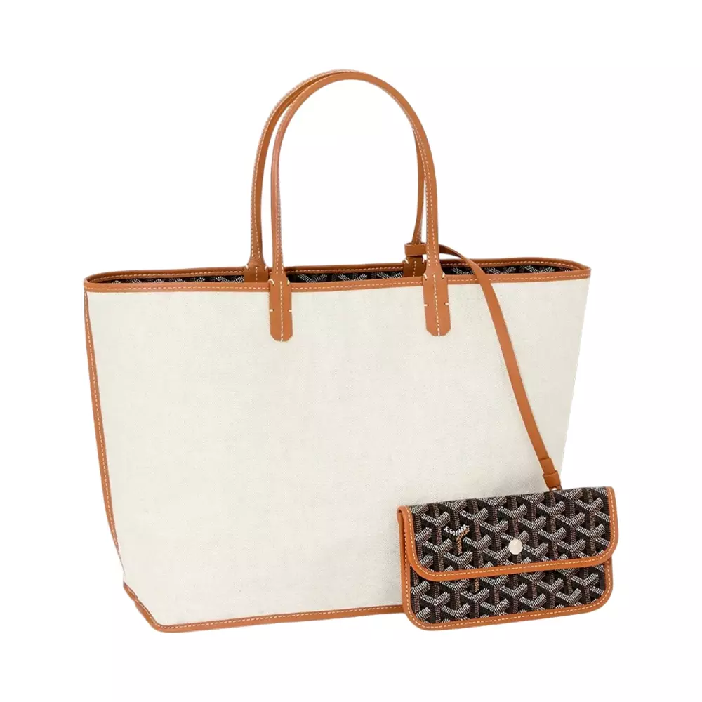 Saint Louis PM with Croc Tote Bag Black Tan