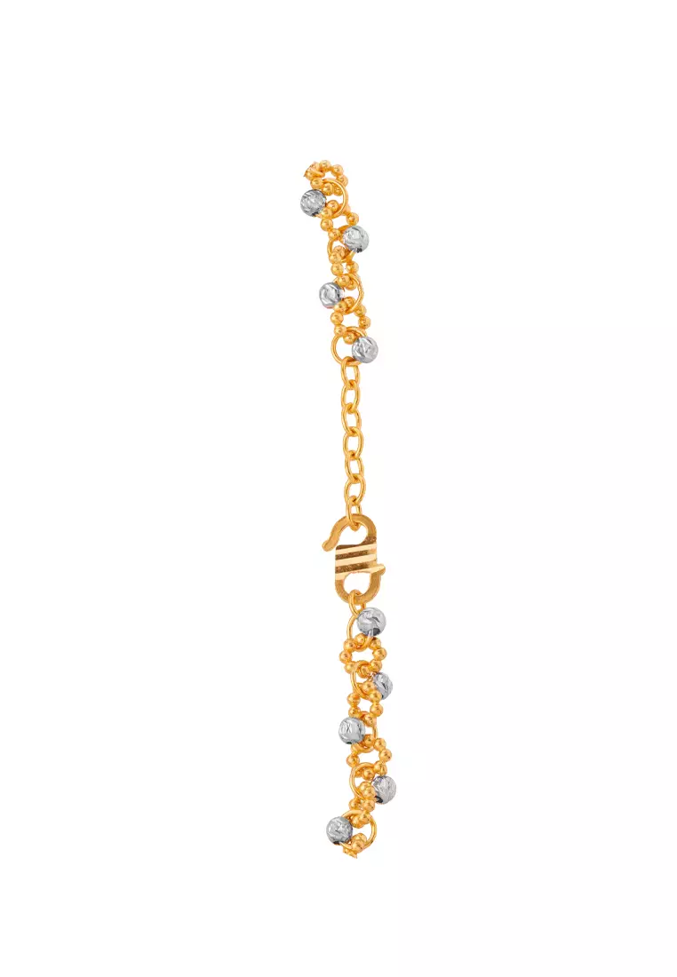 Joyalukkas 22k (916) Yellow Gold Bracelet for Men (Gold) : :  Fashion